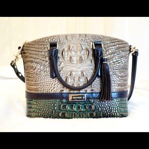 Brahmin Satchel Kingfisher